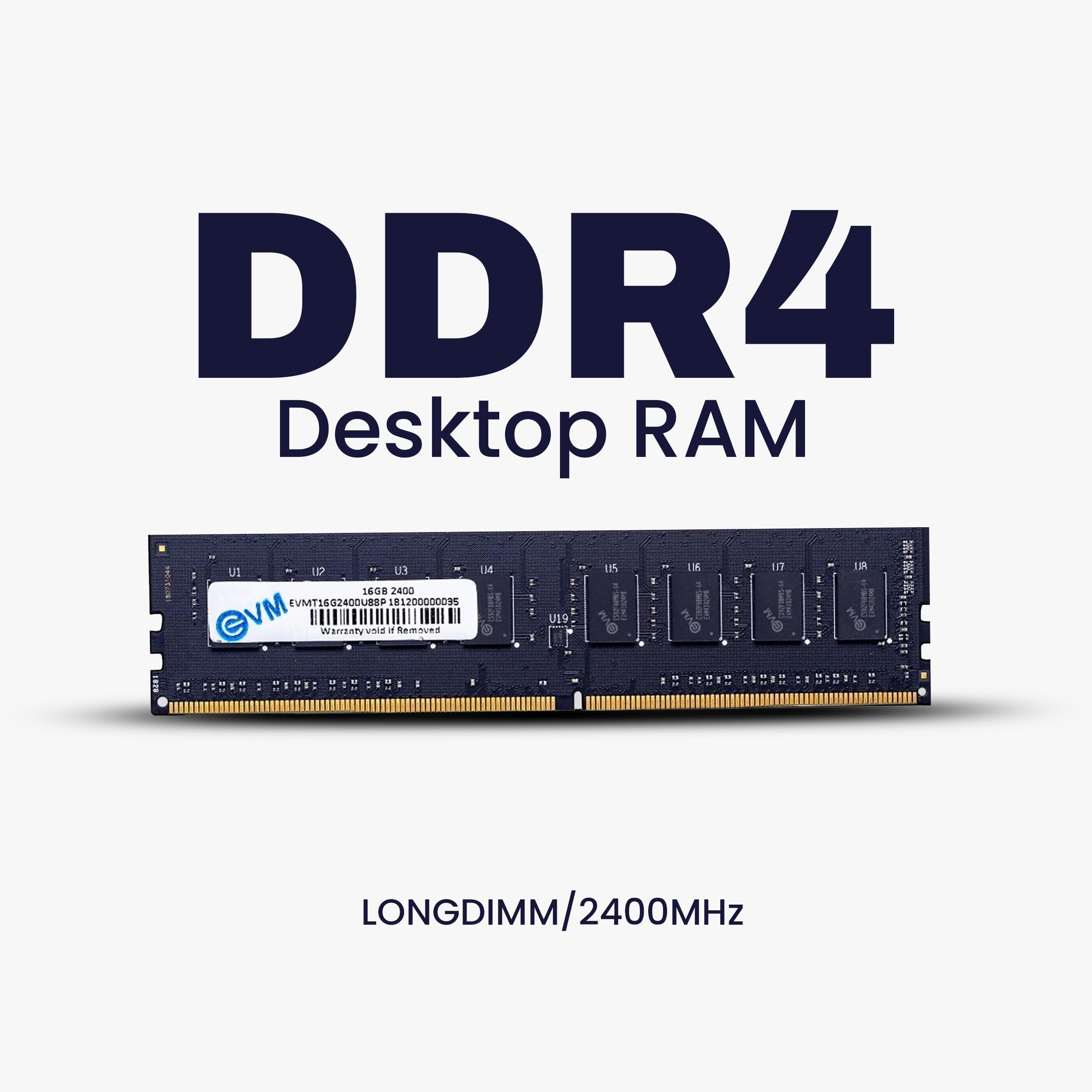 EVM 16GB DDR4 Desktop RAM 2400MHz Long-DIMM